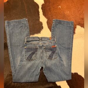 7 for all mankind dojo flare jeans